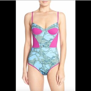 NEW $290‎ KORE SWIM 'Rhea' One-Piece Swimsuit SZ XS